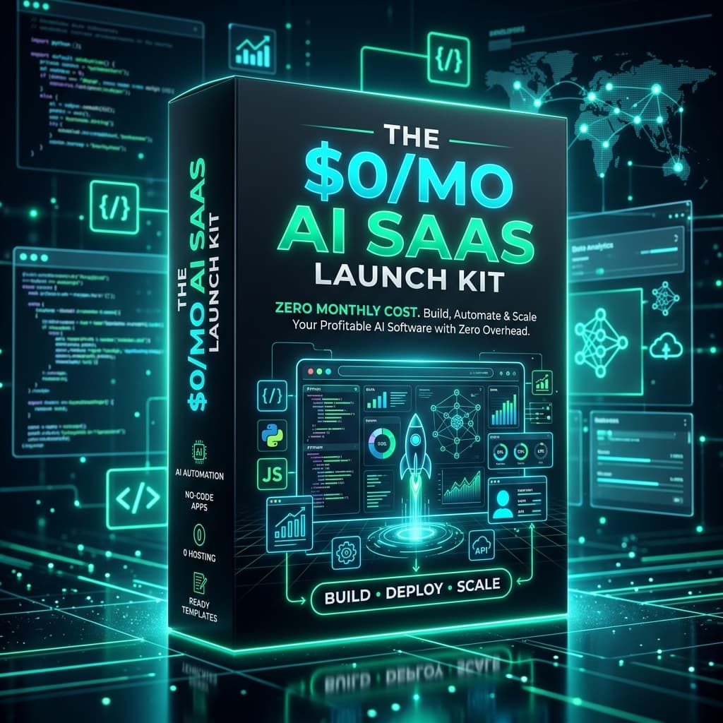 The $0/Mo AI SaaS Launch Kit Cover Preview