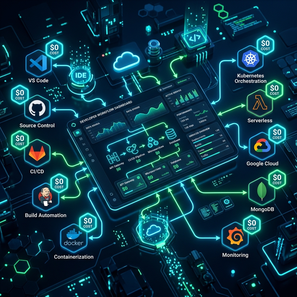 The Complete $0/Mo AI & SaaS Stack Architecture